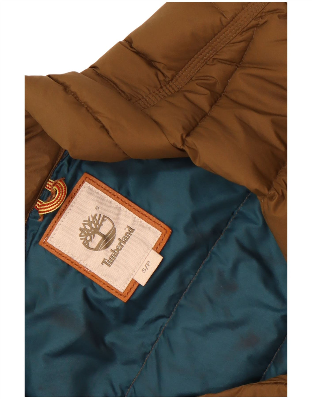 Timberland Veste matelassée pour homme UK 36 Small Marron