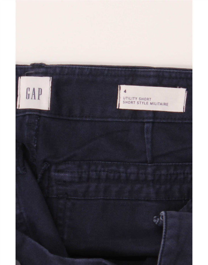 Gap Short Chino Femme US 4 Small W28 Bleu Marine Coton