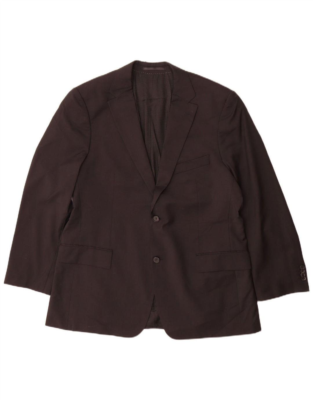 Hugo Boss Veste blazer à 2 boutons pour homme EU 56 3XL Laine vierge noire