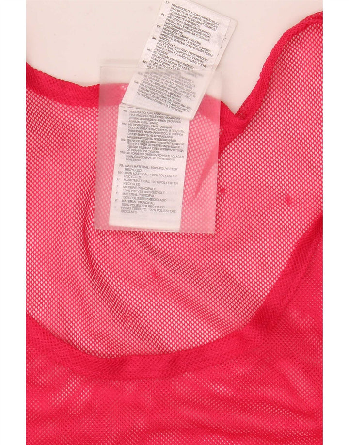 Adidas Mens See Through Graphic Débardeur Grand Rose Polyester