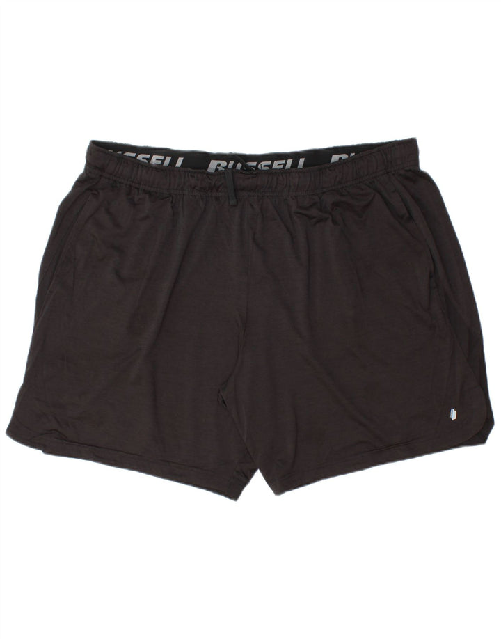 RUSSELL ATHLETIC Short de sport Dri-Power pour homme XL Noir Polyester