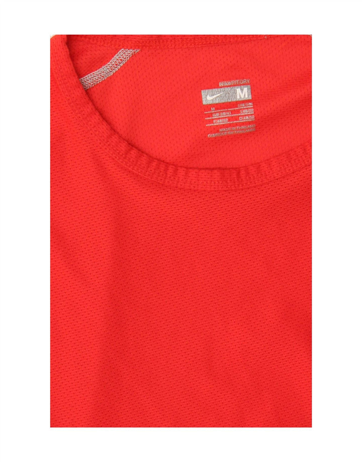 NIKE Mens T-Shirt Top UK 39/41 Medium Red Vintage Nike and Second-Hand Nike from Messina Hembry 