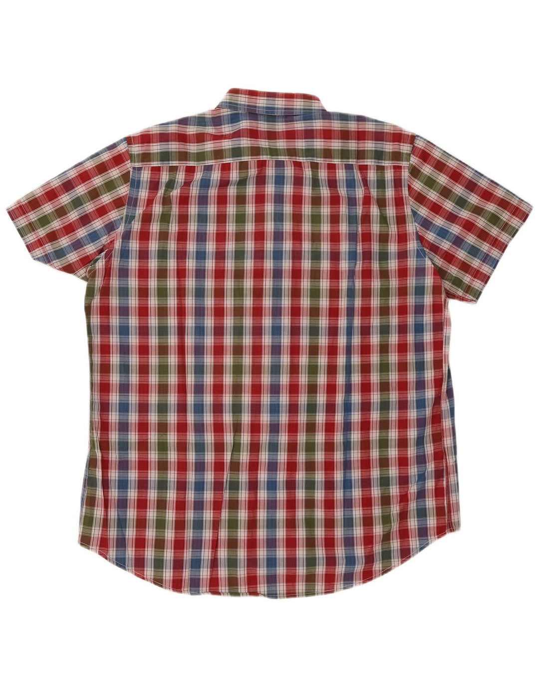 Carrera Chemise à manches courtes Regular Fit pour homme en coton à carreaux multicolore 2XL