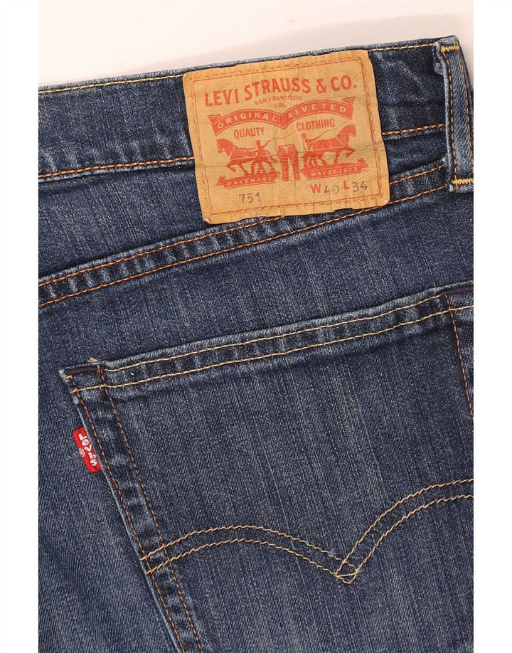 Levi's Jean Droit Court 751 Homme Bleu W40 L25