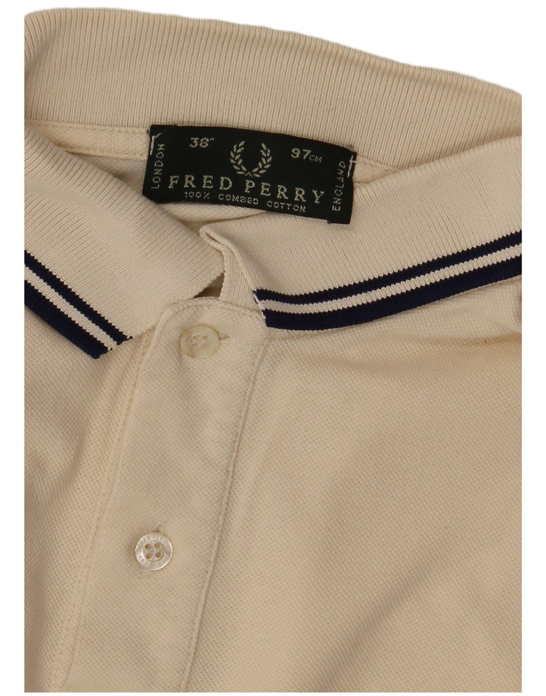 Fred Perry Polo Homme Petit Coton Beige