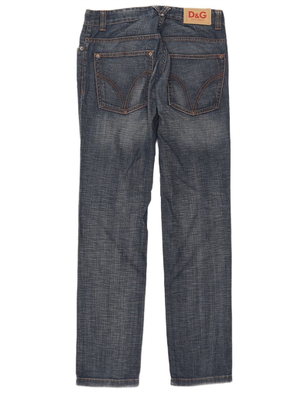 Dolce & Gabbana Jean droit homme W31 L35 bleu coton