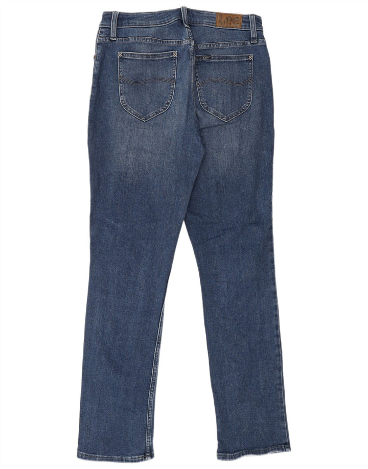 LEE Jean droit taille moyenne pour femme W29 L31 en coton bleu
