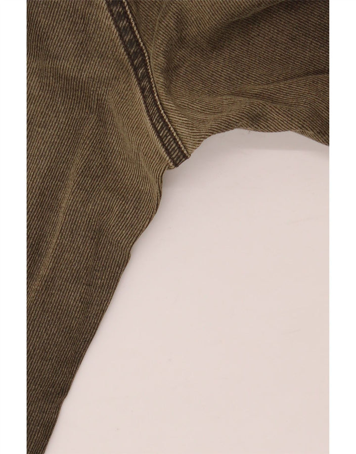 ICEBERG Jean droit homme W38 L27 kaki coton