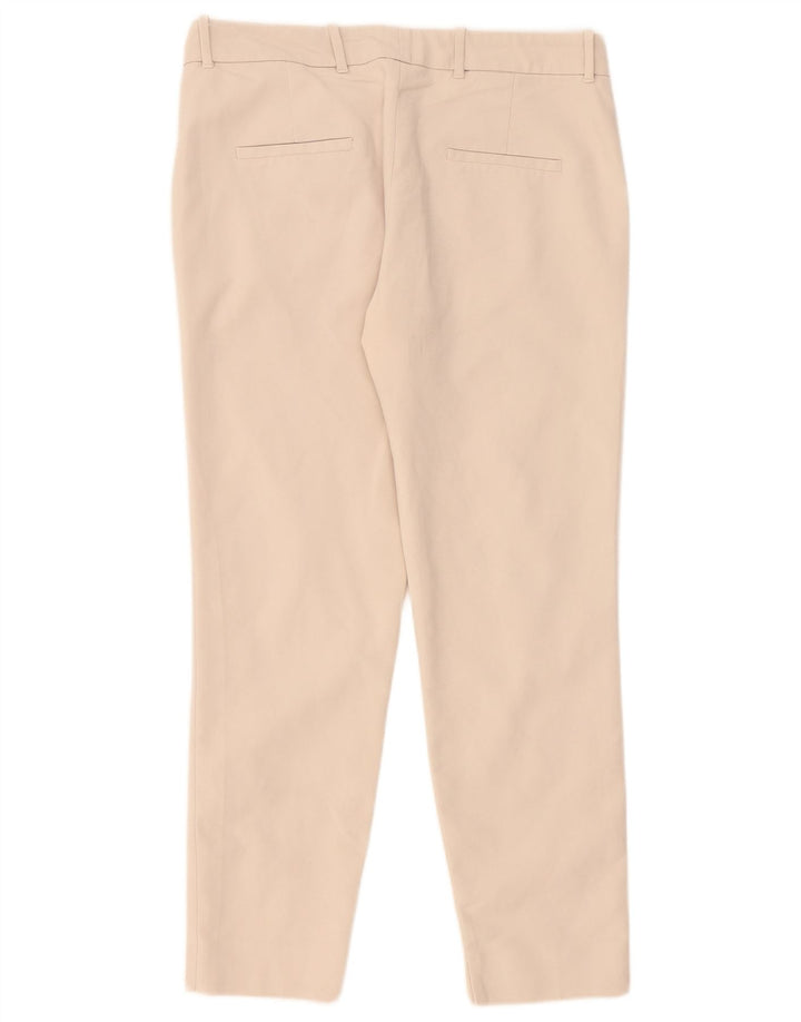 Pantalon Chino Slim Femme Zara Large W32 L28 Beige