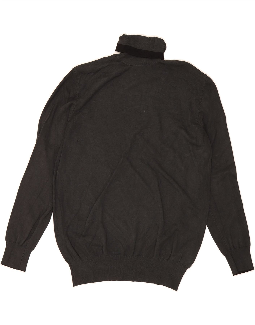 INVICTA Mens Roll Neck Jumper Sweater Medium Black Nylon Vintage Invicta and Second-Hand Invicta from Messina Hembry 