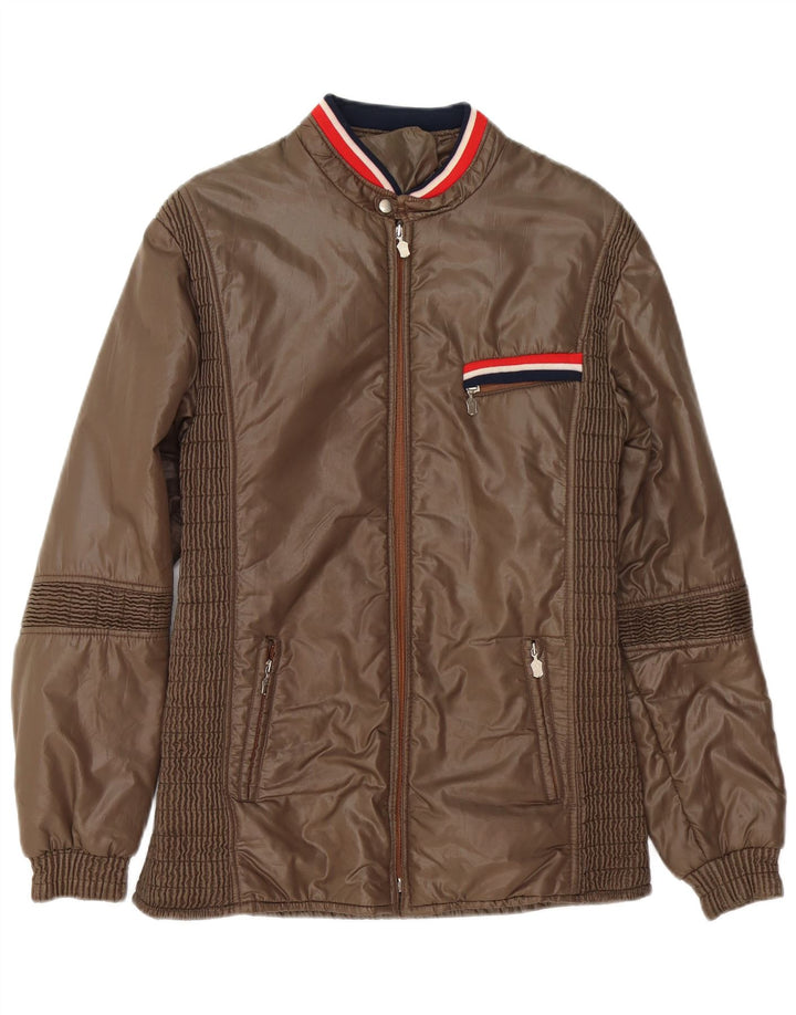 veste rembourrée homme vintage UK 38 Brun moyen