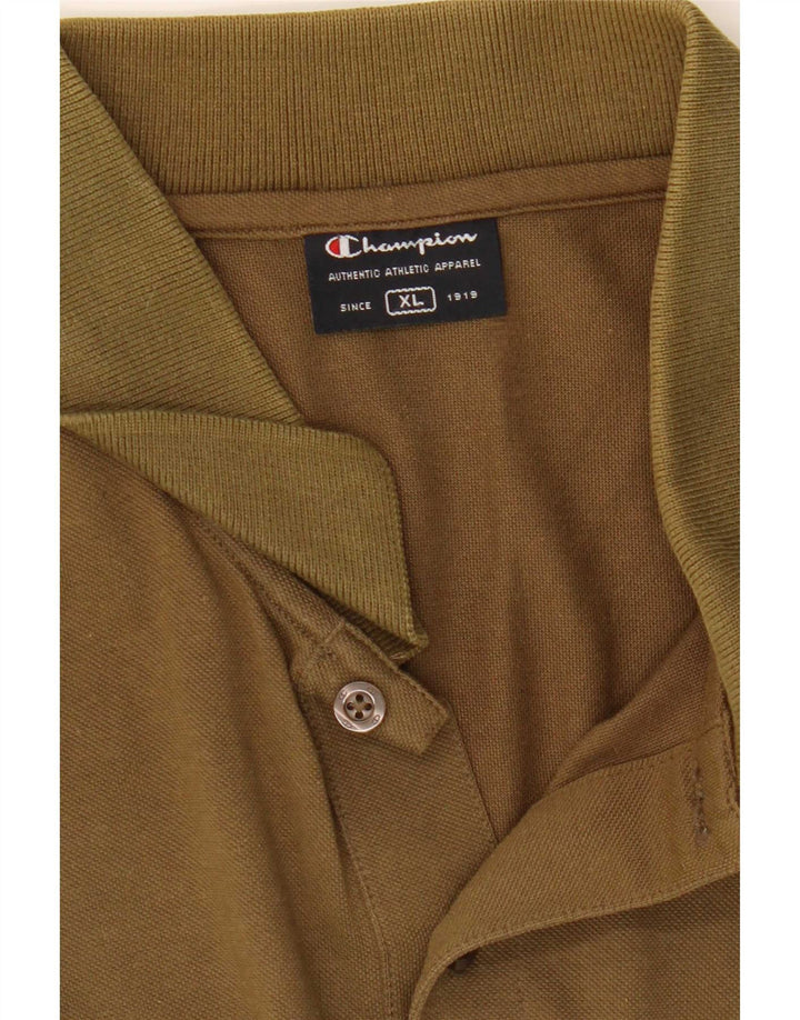 Champion Polo Homme XL Kaki