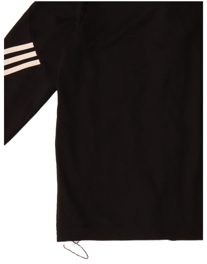 Veste de survêtement Adidas Garçon Climalite 13-14 ans Noir Polyester