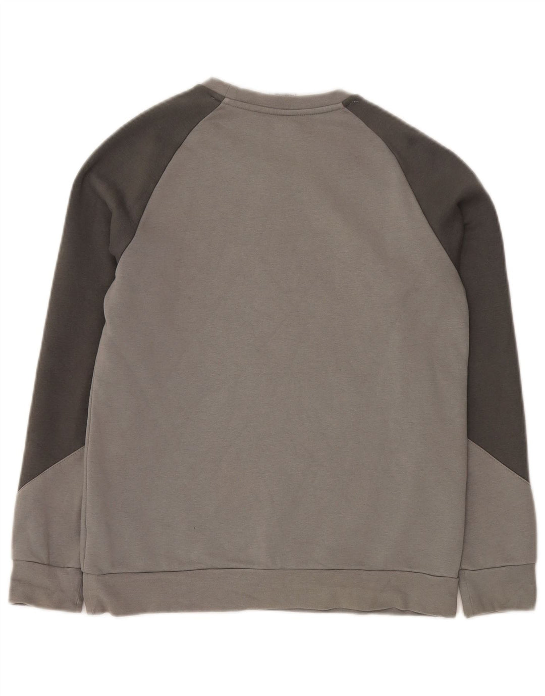 ADIDAS Sweat-shirt graphique pour garçon 13-14 ans Gris Colorblock Coton