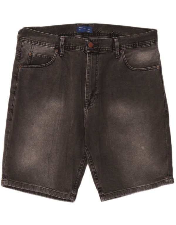 Zara Short en jean pour homme EU 46 XL W36 Gris