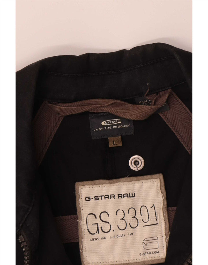 G-Star Veste utilitaire pour homme UK 40 Large Noir Coton