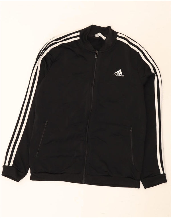 Adidas Veste de survêtement pour femme UK 16/18 Large Noir Polyester
