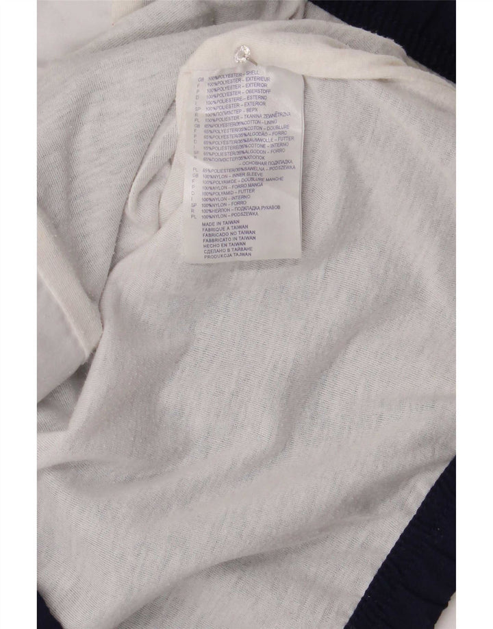 Reebok Veste de survêtement pour femme UK 12 Bleu marine moyen Colourblock