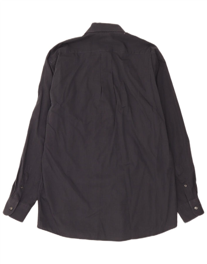 Kenzo Chemise Homme Taille 41 16 Grand Coton Gris