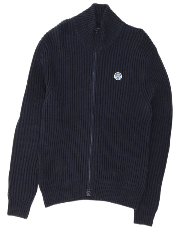 North Sails Pull Cardigan Homme XL Bleu Marine Coton