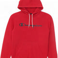 Champion Pull à Capuche Graphique Homme Rouge Moyen Coton