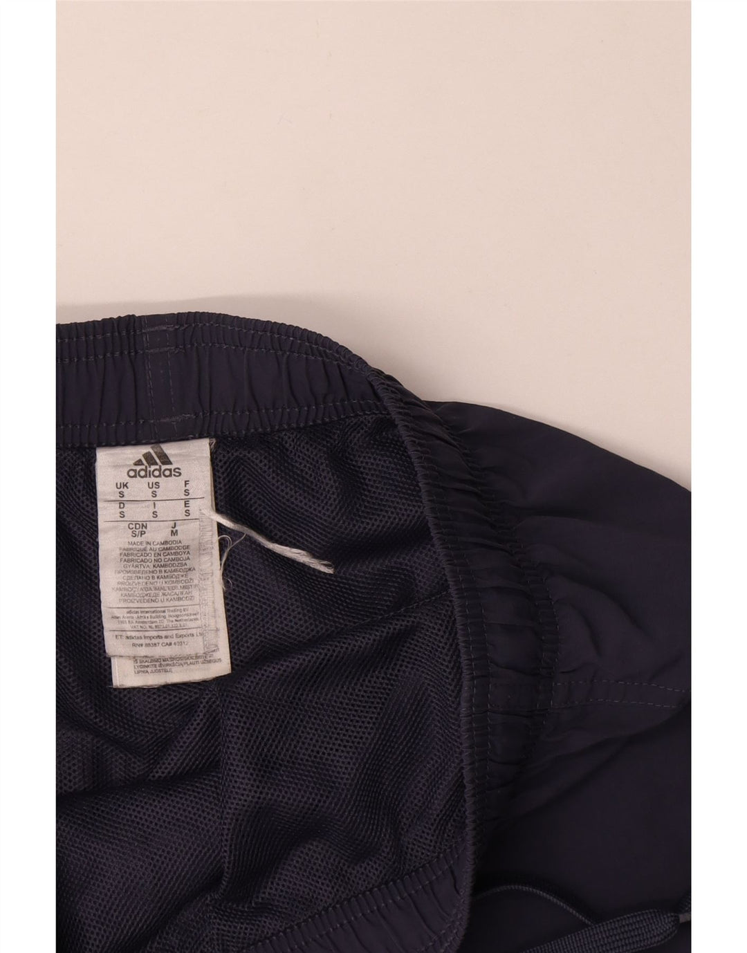 Adidas Short de sport pour homme Petit bleu marine Polyester