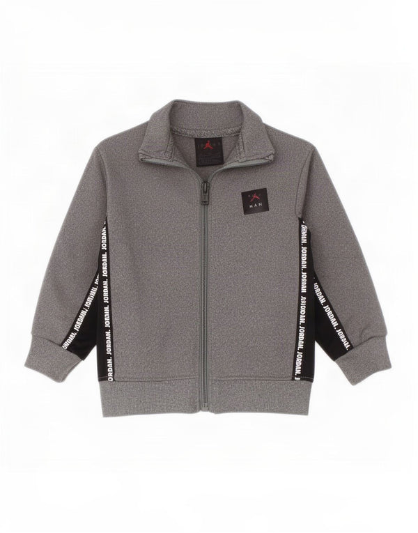 Jordan Veste de survêtement graphique pour bébé garçon 9-12 mois Gris Colorblock