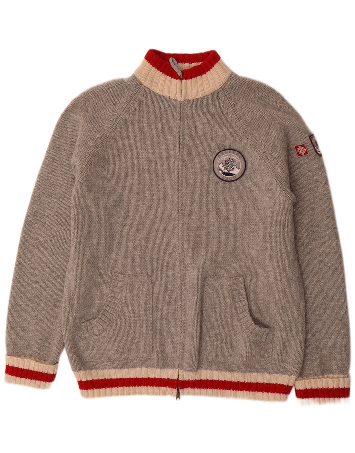 MC NEAL Pull Cardigan Homme 2XL Gris Laine