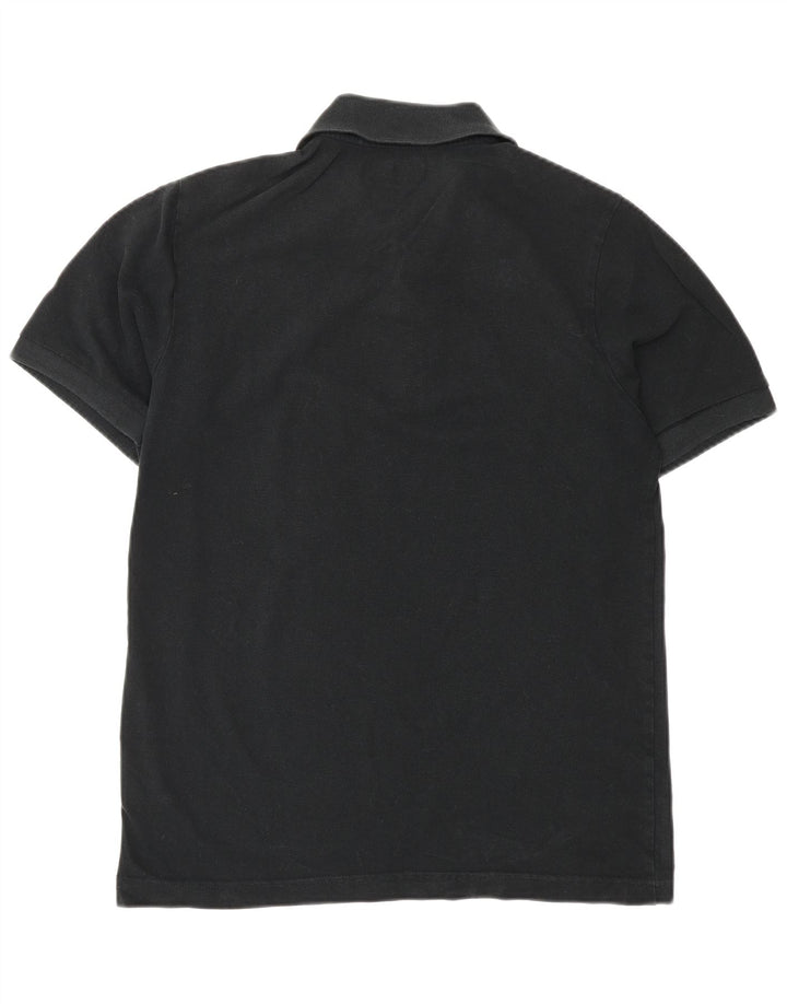 KAPPA Polo Homme Noir Moyen Coton
