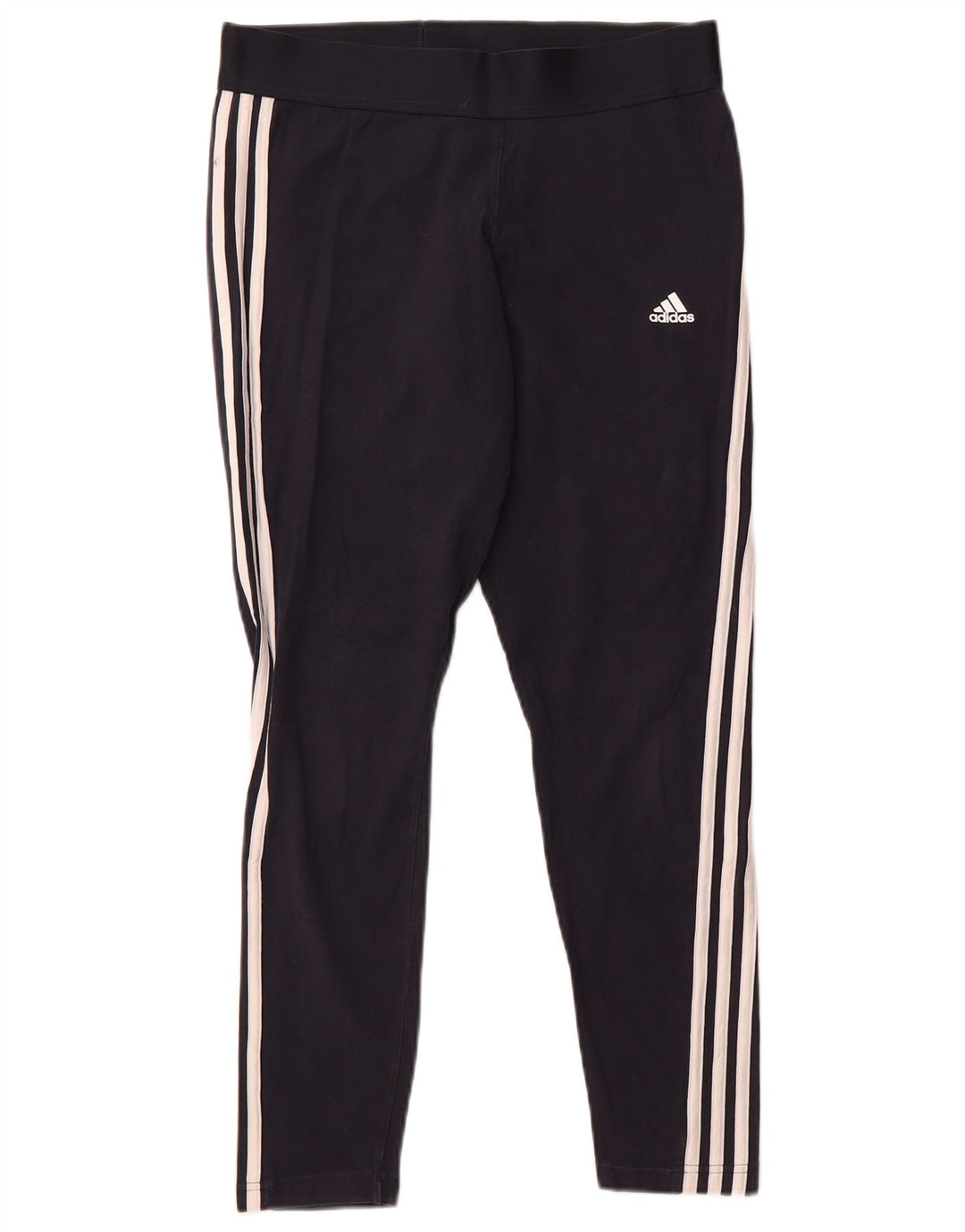 Adidas Leggings Femme UK 16/18 Large Bleu Marine