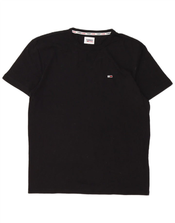 Tommy Hilfiger T-Shirt Homme Noir Moyen Coton