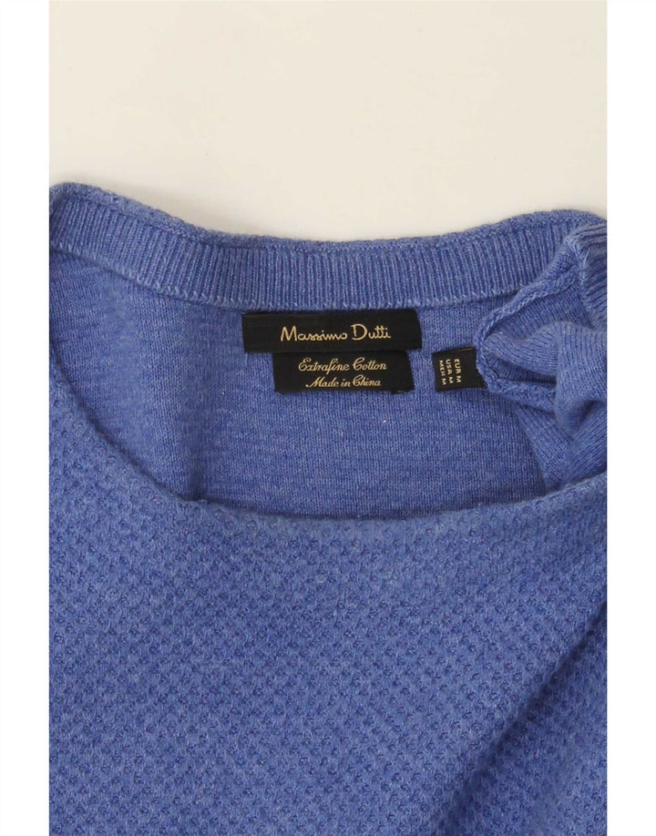 Massimo Dutti Pull Col Ras Du Cou Homme Bleu Moyen