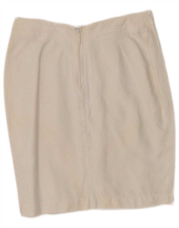 Byblos Jupe crayon femme IT 40 Small W28 Lin blanc