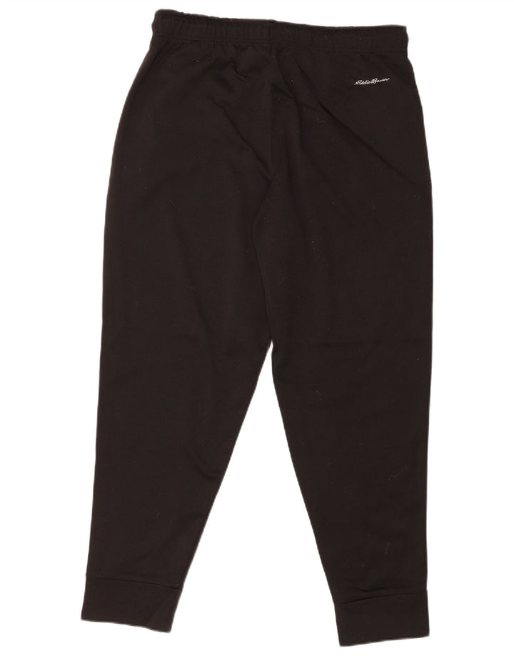 EDDIE BAUER Pantalon de Survêtement Homme Joggers Noir Moyen Polyester