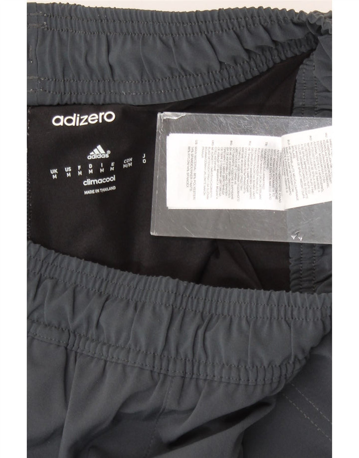 Adidas Short de Sport Climacool Homme Gris Moyen Polyester
