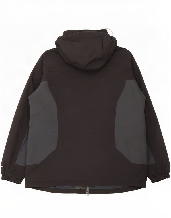 Sprayway Veste coupe-vent à capuche pour homme UK 40 Large Noir Colourblock