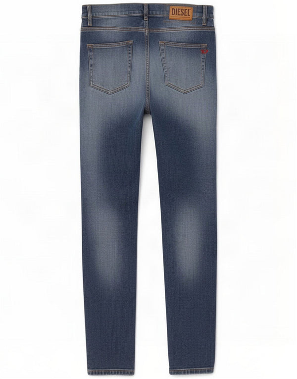 Diesel Mens D-Strukt Slim Jeans W30 L32 Bleu Coton