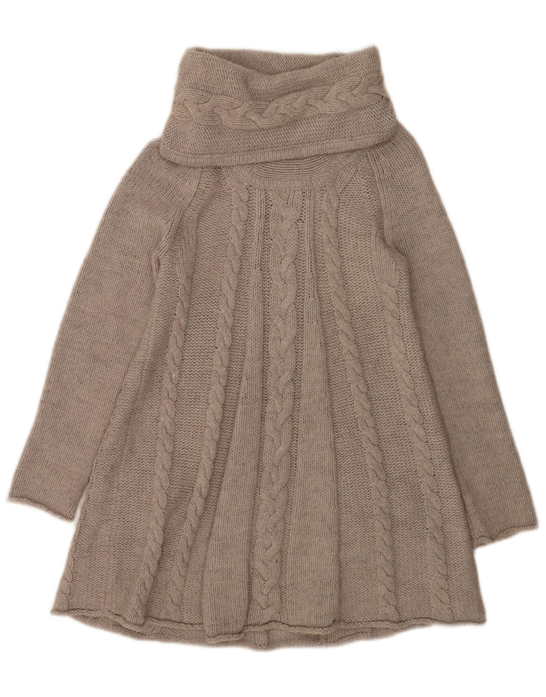Marks & Spencer Pull col roulé pour femme UK 12 Gris moyen Acrylique