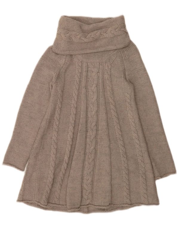 Marks & Spencer Pull col roulé pour femme UK 12 Gris moyen Acrylique