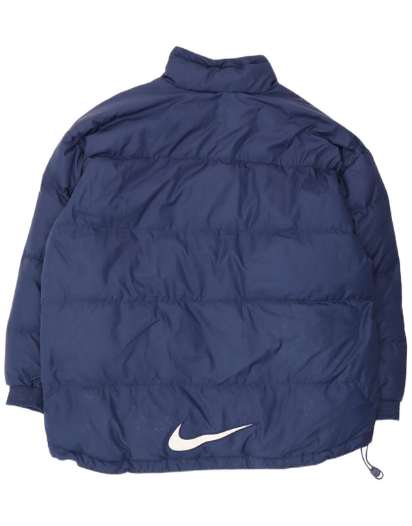 Nike Veste matelassée pour homme UK 44 2XL Bleu marine Polyester