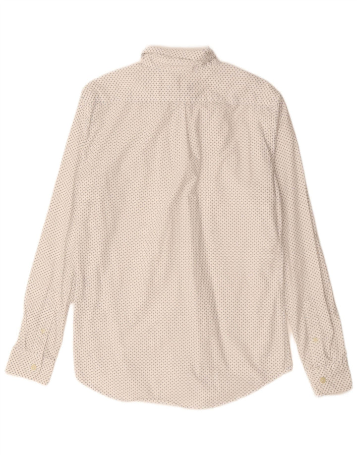 Dockers Chemise Homme Medium Blanc Géométrique Coton