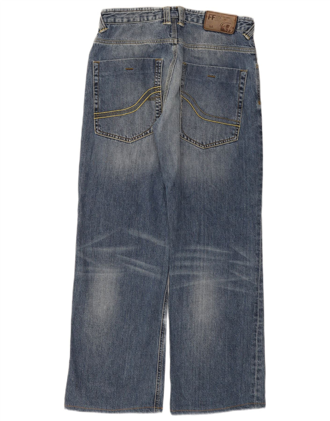 Fat Face Jean Large Homme W30 L29 Bleu Coton