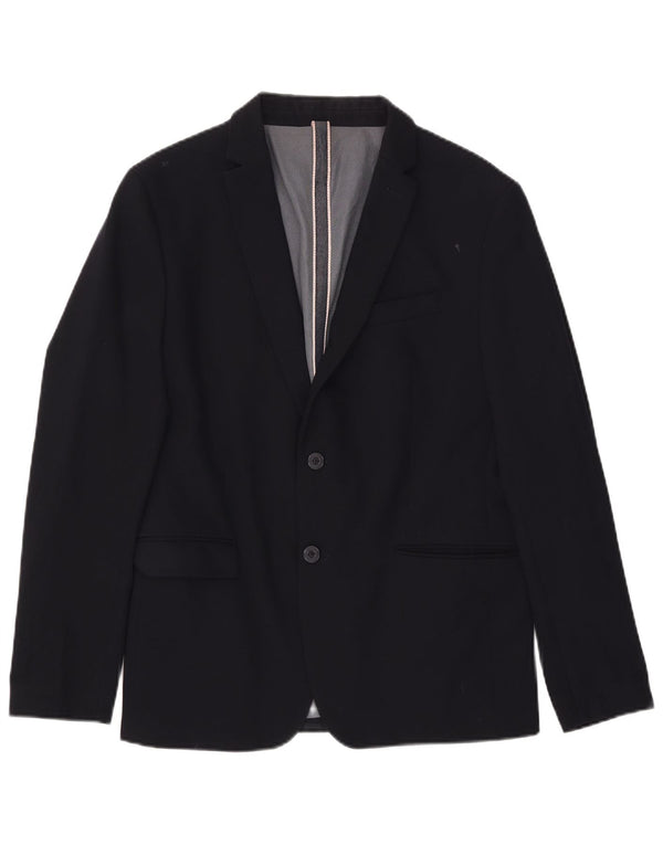 Zara Veste Blazer 2 Boutons Homme IT 54 2XL Bleu Marine