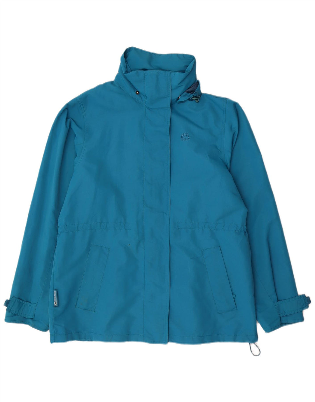Mountain Essentials Veste de pluie pour femme UK 14 Large Bleu Nylon