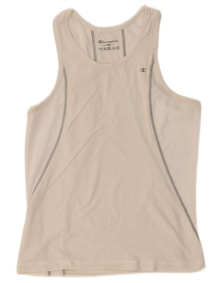 Champion Débardeur Femme UK 14 Large Blanc