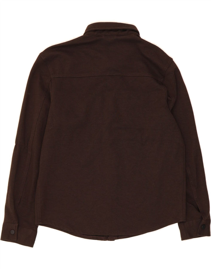 ZARA Mens Bomber Jacket UK 38 Medium Brown Polyester Vintage Zara and Second-Hand Zara from Messina Hembry 