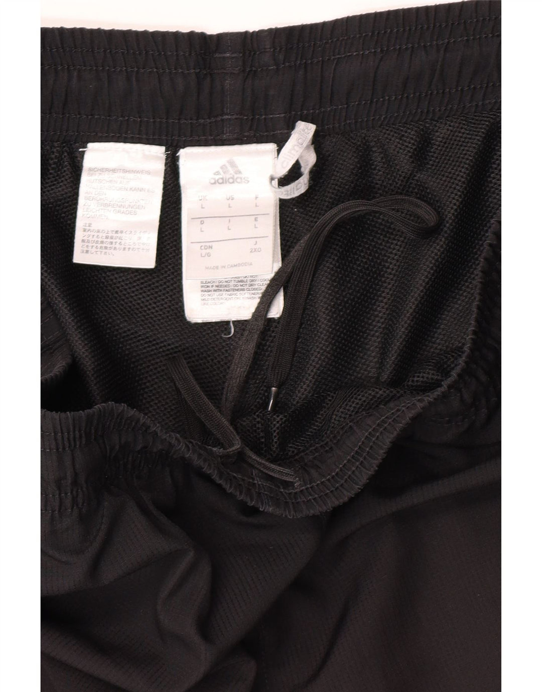 Adidas Pantalon de survêtement Climalite pour homme Large Noir Polyester