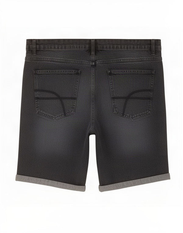 Pierre Cardin Short en jean pour homme W42 2XL Coton noir