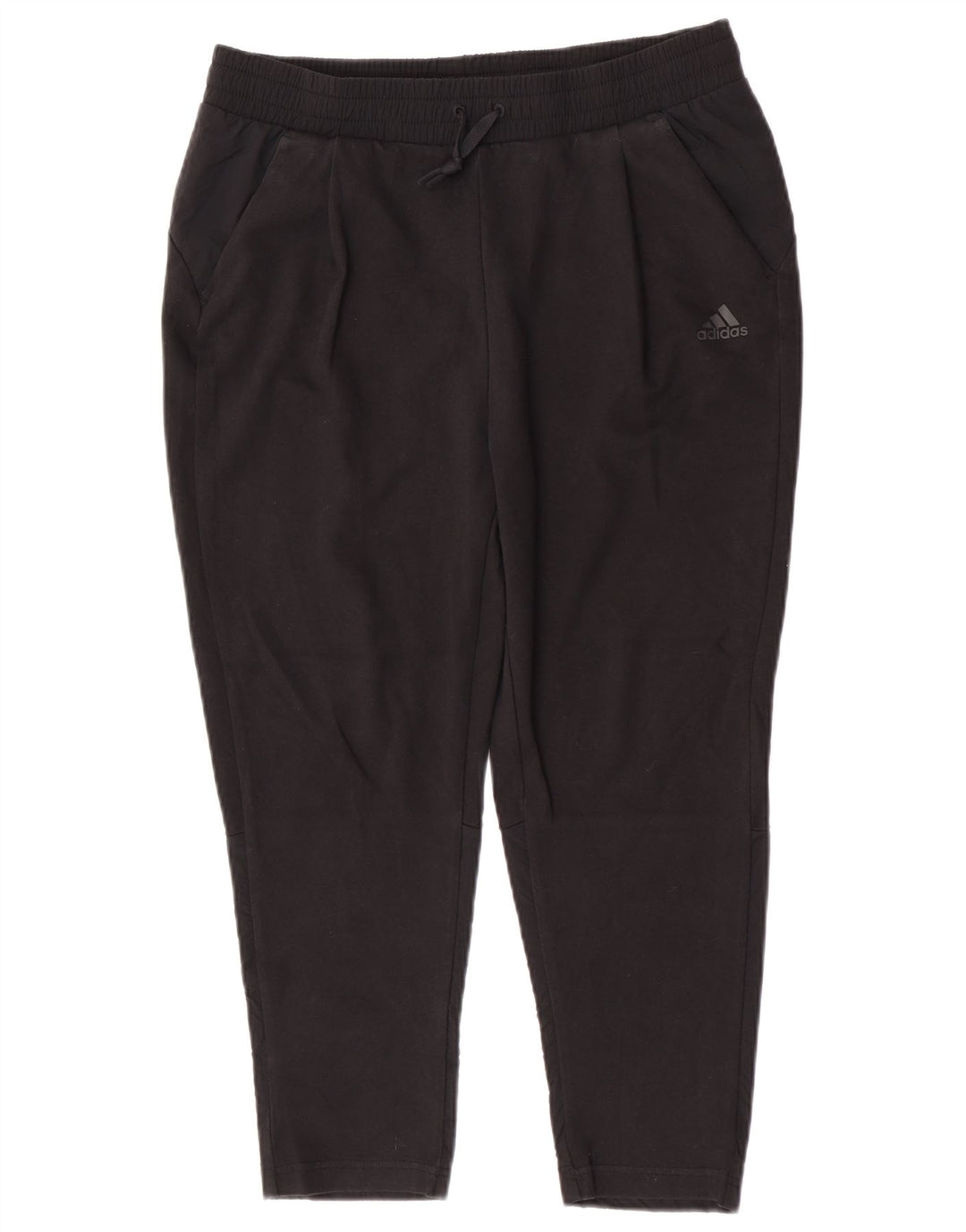 Adidas Pantalon de survêtement pour femme UK 12/14 Coton noir moyen