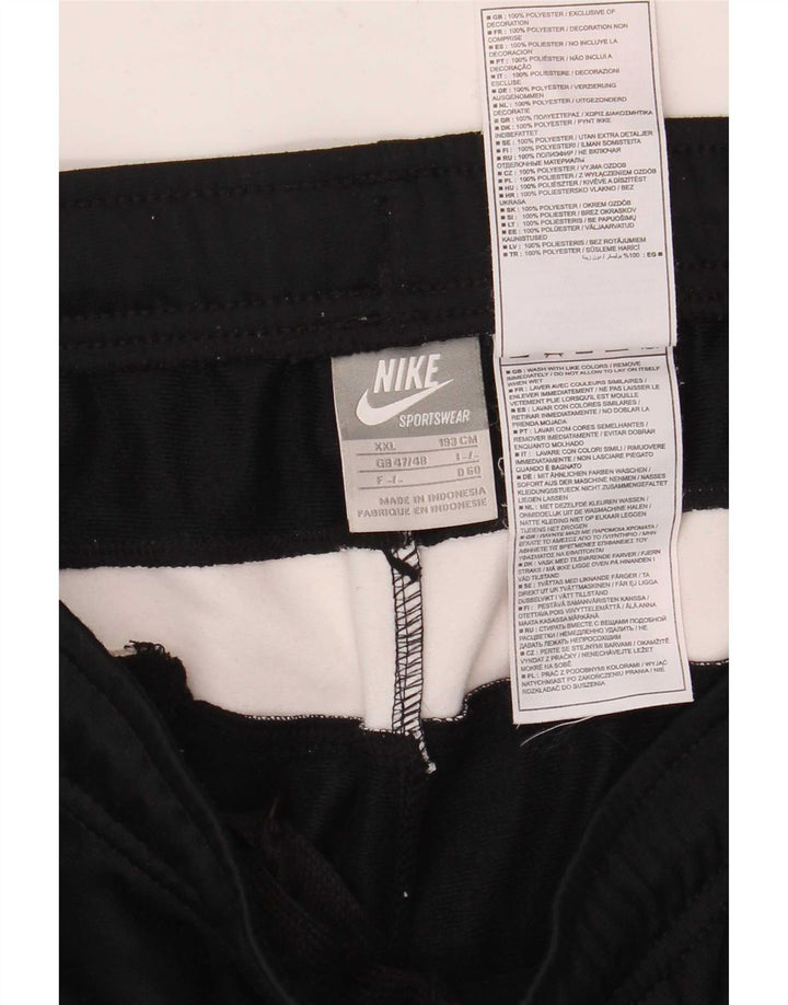 Nike Pantalon de survêtement court pour homme 2XL Polyester color block noir
